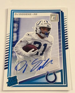 DJ Giddens 2025 Donruss Rated Rookie AUTO Autograph RC Card #364 - Picture 1 of 1