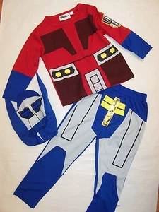 BRAND NEW BOYS TRANSFORMER OPTIMUS  PARTY COSTUMES SIZE 2 TO 8 - Picture 1 of 2