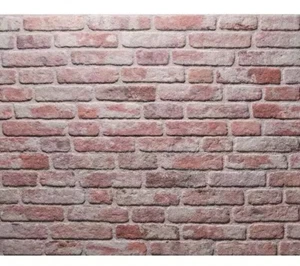 0.79in. x 19.69in. x 47.24in. Red-White UltraLight Faux Brick Wall Panel 4Pack - Picture 1 of 3