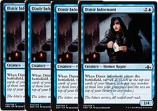 4x  Dimir Informant  -NM- MTG Guilds of Ravnica Blue Common