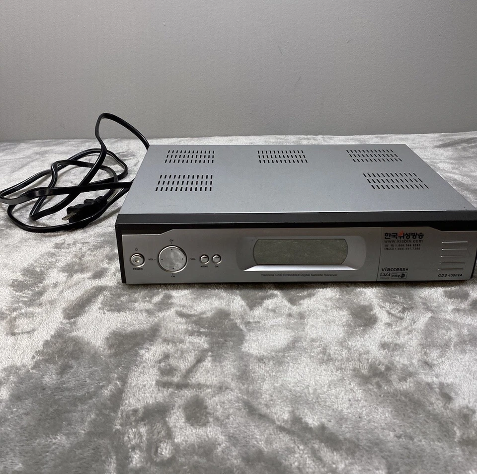 Receptor satélite digital VIACESS CAS Hecho en Corea ODS 4000VA SIN RMTE Foto 1 de 4