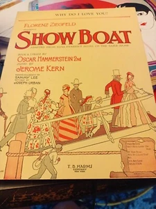 1927 Sheet Music From The Musical Showboat By Oscar Hammerstein Jerome Kern - Picture 1 of 4