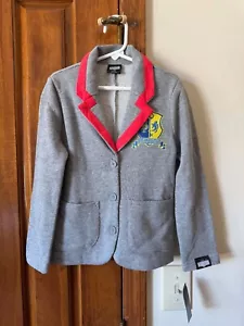 Girls' Astrid Northanger Beetlejuice School Blazer Gray Size S 6/7 - Picture 1 of 10
