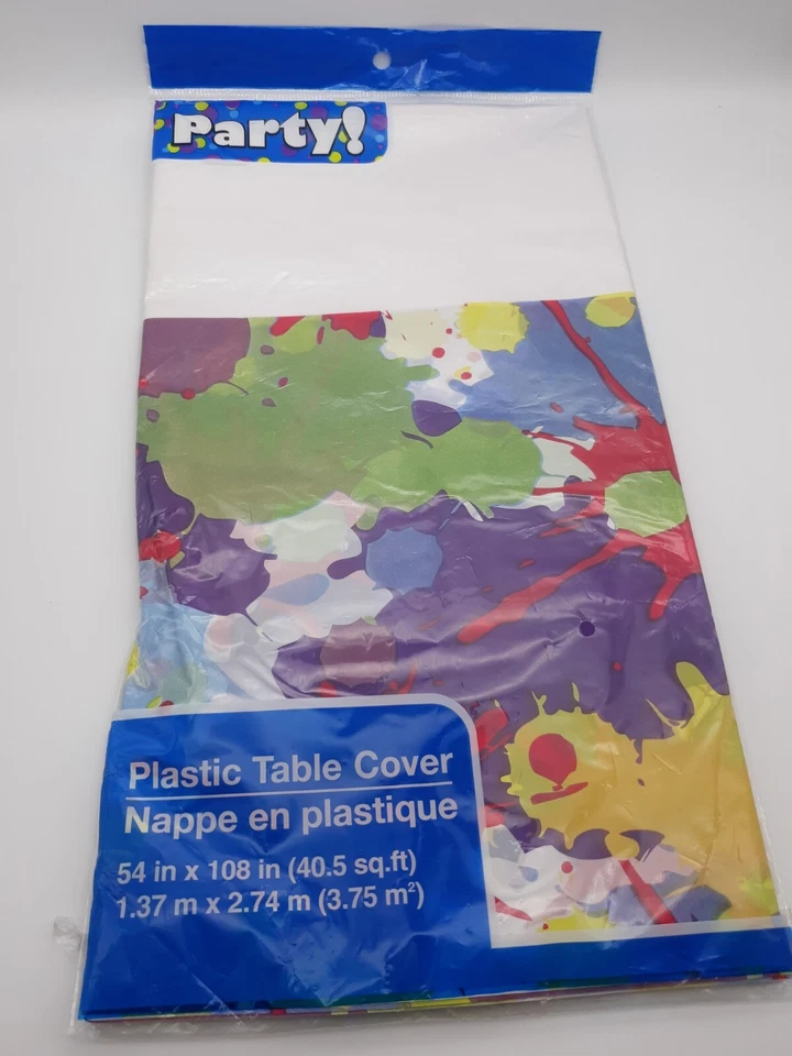 Multicolor Table Cover, Birthday, Graduation, etc / NEW, ships next business day - Image 1 of 2