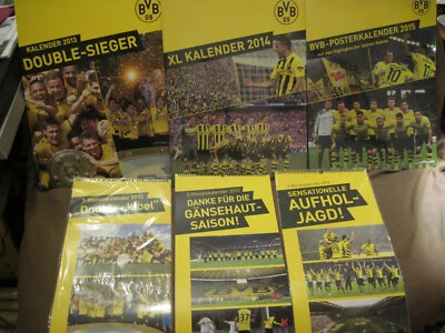 11x BVB 09 KALENDER KONVOLUT RAR 7kg 4x in OVP + 7x ohne Folie - Bild 1 von 4
