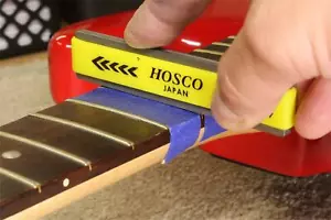 Hosco Compact Fret Crowning File for Medium Frets, coarse and fine cutting edges - Picture 1 of 3