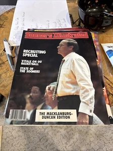 Marzo 1988 Oklahoma Sooners Illustrated OU Norman Billy Tubbs reclutamiento PRV - Imagen 1 de 6