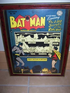 Batman No 48 Secrets of the Bat Cave Wandbild gerahmt 2010 Kalender Kunst  - Bild 1 von 4