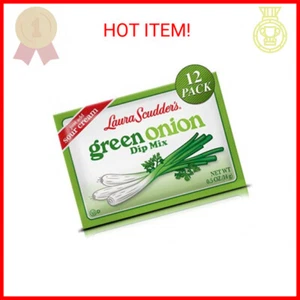 Laura Scudder's Green Onion Dip Mix Seasoning Powder Sauce 0.5 Ounce (Pack of 12 - Picture 1 of 1