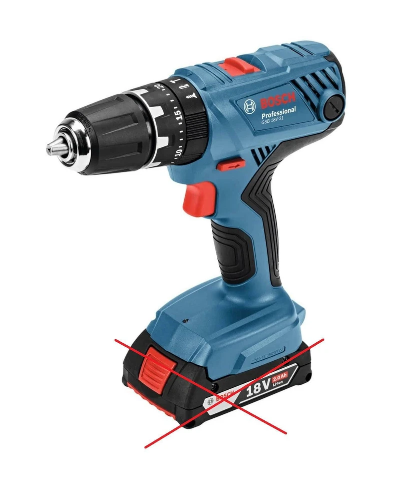 Trapano avvitatore a percussione BOSCH GSB 18V-21 - Immagine 1 di 4