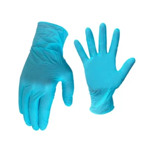 Blue 3.5 Mil Disposable Nitrile 1-Size Fits Most (100-Count) - Picture 1 of 7