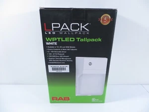 RAB Lighting LED Wallpack WPTLED Tallpack White 5000K 40W NEW - Picture 1 of 10