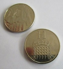 2 2018 Great British Coin Hunt 10p Pence - LETTERS H & M Parliament Mackintosh