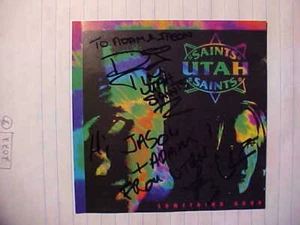 BOTH Utah Saints Autographs Tim Garbutt and Jez Willis Inscribed to Adam & Jason - Picture 1 of 4