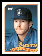 1989 Topps Traded Bryan Clutterbuck #21T  Milwaukee Brewers