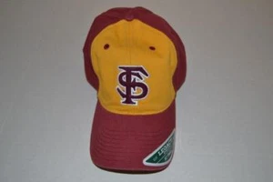 LEGACY FLORIDA STATE UNIVERSITY FSU GARNET YELLOW BASEBALL CAP HAT NEW OSFA - Picture 1 of 4