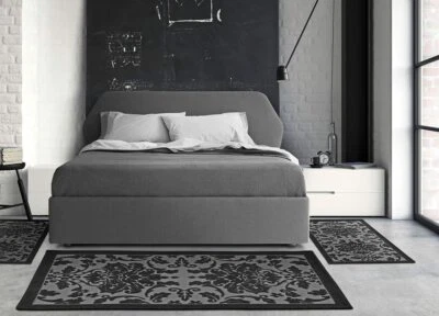 Tappeto Arredo Ciniglia Antiscivolo Greca Grigio Marrone Nero 27ch - Immagine 1 di 2