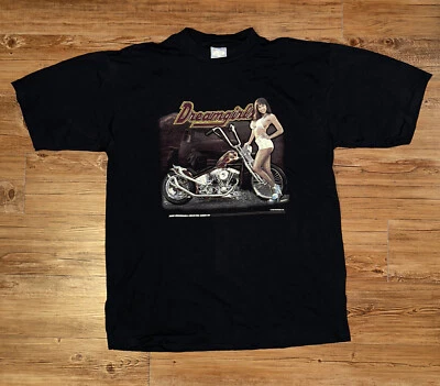 Camiseta De Colección Dreamgirls Motociclista Serie Coleccionista Emblema 3D Harley Davidson Foto 1 de 4