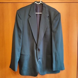 Traje de hombre C&A talla 52, 100% lana, color verde oscuro - Imagen 1 de 9