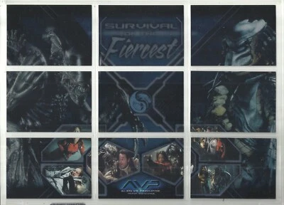 Aliens vs. Predator (Inkworks) SURVIVAL OF THE FIERCEST Set of 9 Cards (SF1-SF9) - Image 1 of 2