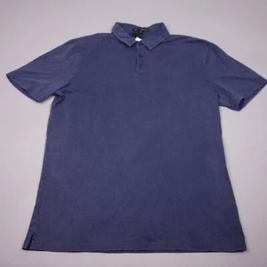 Robert Barakett Poloshirt XL Blau Faded Dye Montreal Freizeit Baumwolle Herren - Bild 1 von 12