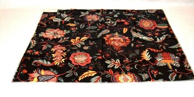 Papiers Textiles Floral Upholstery Fabric Sample Remnant 24" x 27" W Germany - Image 1 of 4