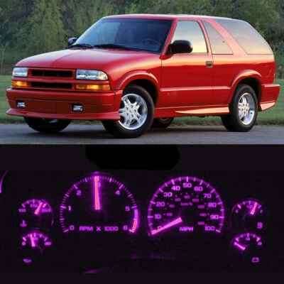 Kit de bombillas LED para tablero de instrumentos rosa para Chevy Blazer S10 GMC Jimmy 01-05 Foto 1 de 3