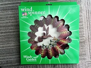 Windy Garden Hummingbird 10” Hanging Metal Wind Spinner - Picture 1 of 5