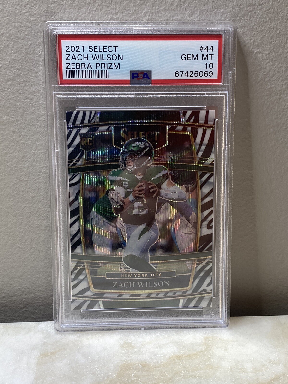 Zach Wilson 2021 Select #44 Concourse Zebra /(SSP) Price Guide - Sports ...