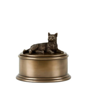 Perfect Memorials Short Hair Cat Figurine Cremation Urn (45 Cu/In) Cat Urn