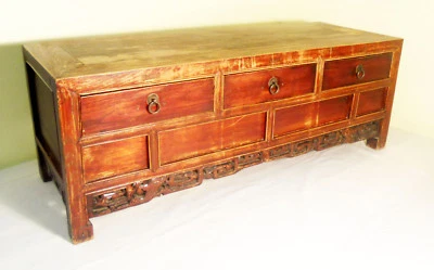 Antiguo gabinete chino Ming (2876), alrededor de principios del siglo XIX Foto 1 de 4