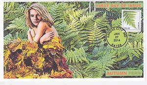 JVC CACHETS - 2014 FERNS AUTUMN FERN ISSUE FIRST DAY COVER FDC PLANT TOPICAL - Picture 1 of 1