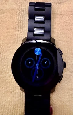 Reloj Movado BOLD Cronógrafo Hombre Acero Azul 44mm Cerámica 3600101 Foto 1 de 4