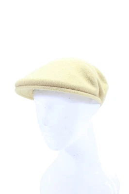 Kangol Mens Pure Wool Flat Cap Hat Light Brown Size OS - Image 1 of 4