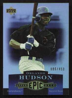 Tarjeta Upper Deck Epic Orlando Hudson #/450 #6 2006 Foto 1 de 2