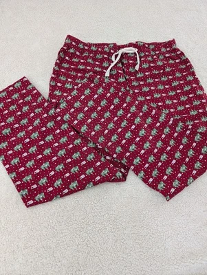 Pantalones de salón de Navidad Vineyard Vines grandes de franela 100 % algodón con bolsillos Foto 1 de 4