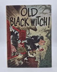 OLD BLACK WITCH! 1966 Hardcover Wende & Harry Devlin Parents Press Halloween - Picture 1 of 18