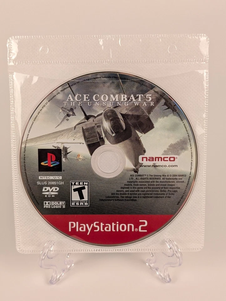 Ace Combat 5: The Unsung War (PlayStation 2 PS2) Disc Only  -Tested- Near Mint📀 - Image 1 of 1