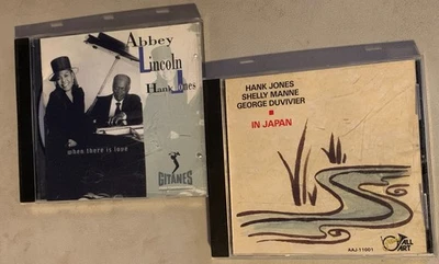 2 CDs, Hank Jones Shelly Mann George Duvivier + Abbey Lincoln Hank Jones Foto 1 de 4