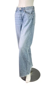 Women's Rag & Bone Logan Mid Rise Wide Leg Denim Jeans Mira Wash $275 Size 30 - Picture 1 of 13