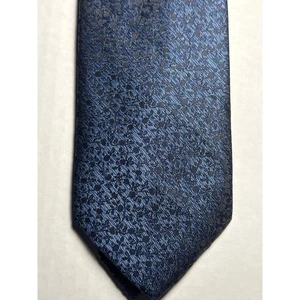 Platinum Designs Handmade Blue Black Floral Occasion Tie, NEW w/Tag - Picture 1 of 4