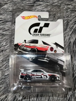 2018 Hot Wheels GRAND TURISMO NISSAN SKYLINE GTR (R34) 1/8  & Protector!! - Image 1 of 4