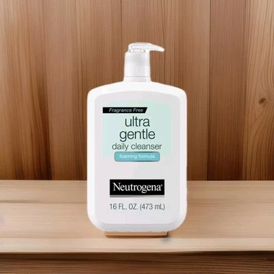 Neutrogena Jabón Facial Espumoso Ultra Suave Sin Fragancia, 16 Fl. Oz Nuevo Foto 1 de 4