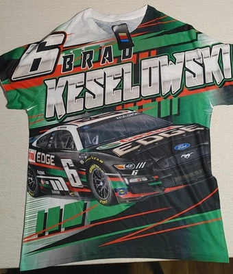 Рубашка Brad Keselowski No6 Ford Castrol EDGE NASCAR размер БОЛЬШОЙ - Изображение 1 из 3