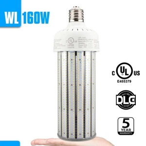 160W LED Corn Bulb Light E39 Mogul Base Warehouse High Bay Light 5000K 23,360Lm - Picture 1 of 10