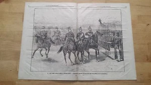 1872 Die drei Kaiser in Berlin Große Zeitschrift im Lager Tenpelhof 7. September - Bild 1 von 1