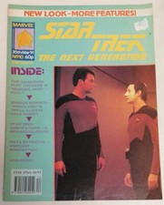 COMIC - Star Trek The Next Generation TNG UK Marvel Comic Issue #8 2nd Mar 1991