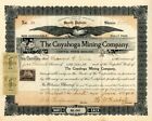 Cuyahoga Mining Co. - Stock Certificate - Mining Stocks