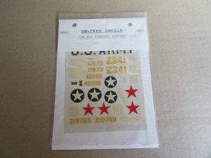 102K De-Frey Decals The Bell P39D N Q Aircobra WWII 1:48 Decal - Bild 1 von 2
