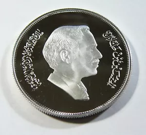 1981 Jordan 3 Three Dinars Year of the Child Silver PROOF - Picture 1 of 2